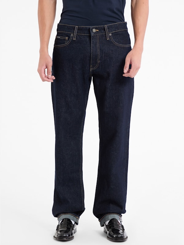 Selvedge Denim Straight Jeans | GUESS