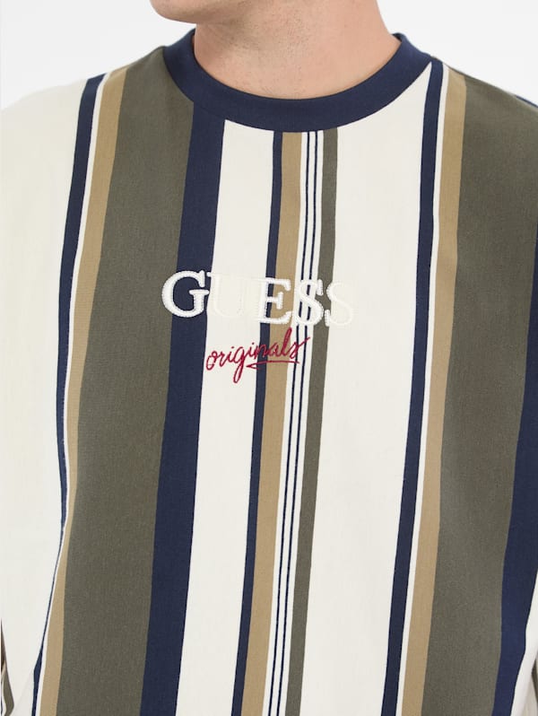 Guess striped shirt xxl deals