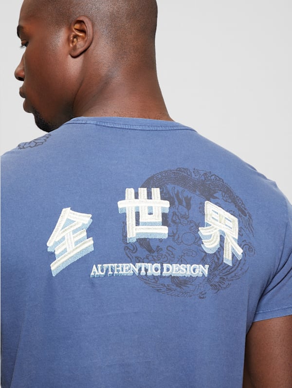 Blue guess t shirt online