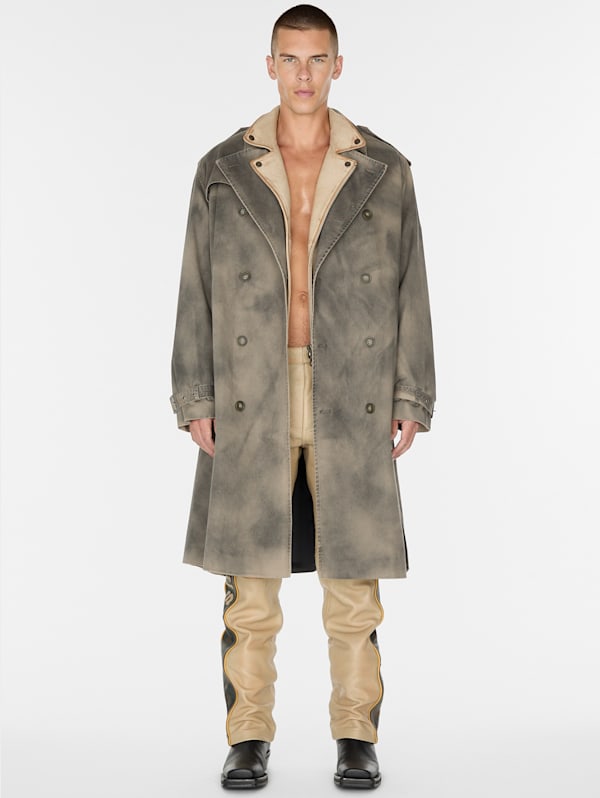 woven trench coat GUESS