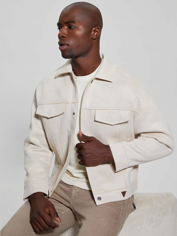Guess suede jacket clearance