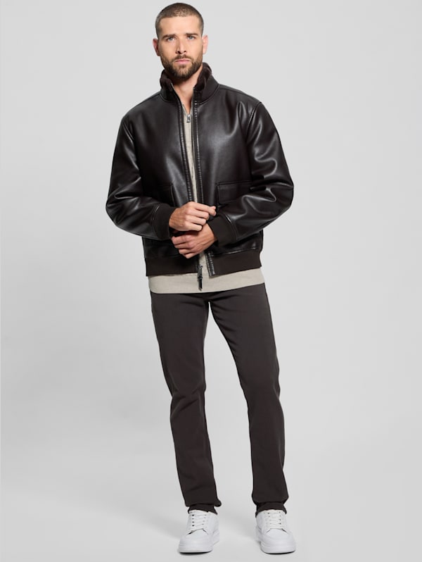 Guess leather jacket wilson leather shop