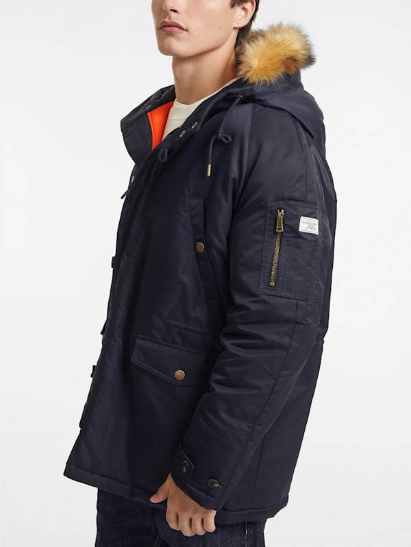Guess hooded parka hot sale