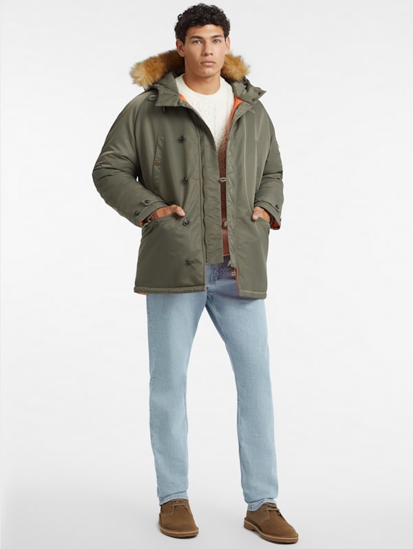 Guess classic hooded parka best sale
