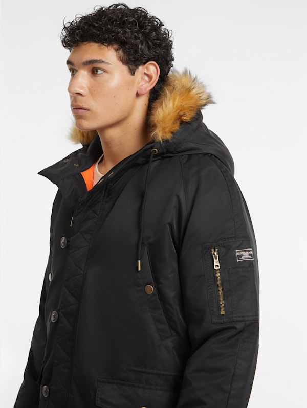 Hooded Nylon Parka | GUESS