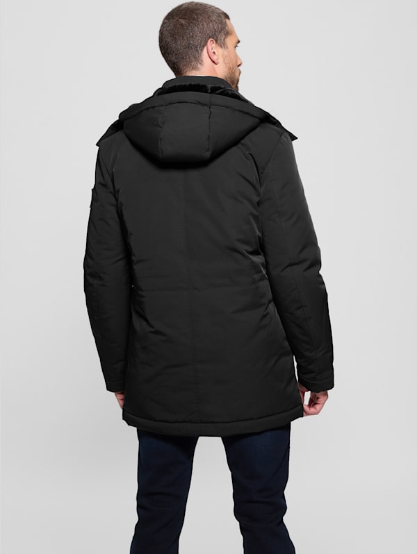GUESS Eco Technical Parka Black L