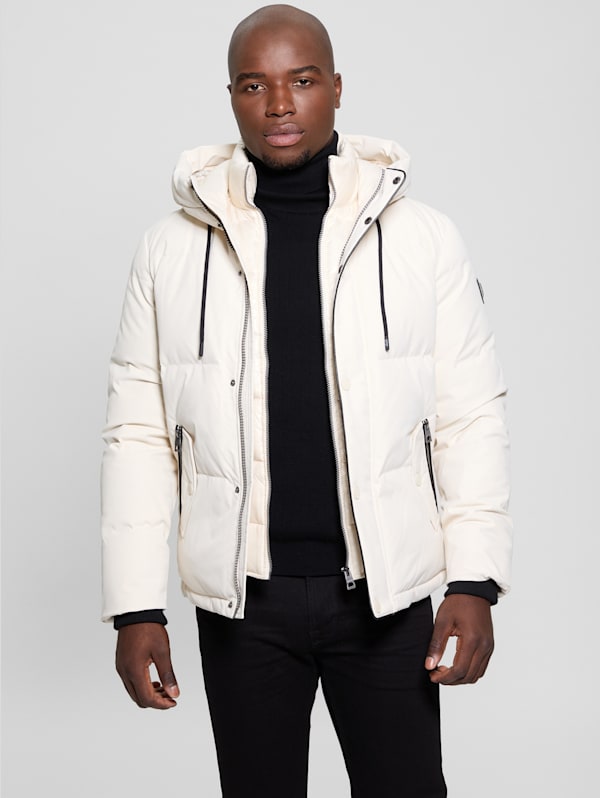 GUESS Eco Real Down Puffer Jacket Quicksand S