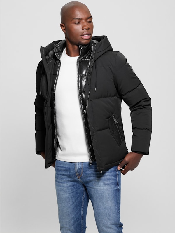 Down jacket guess cheap