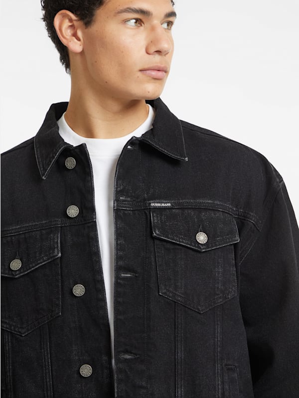 Oversized Denim Trucker Jacket GUESS