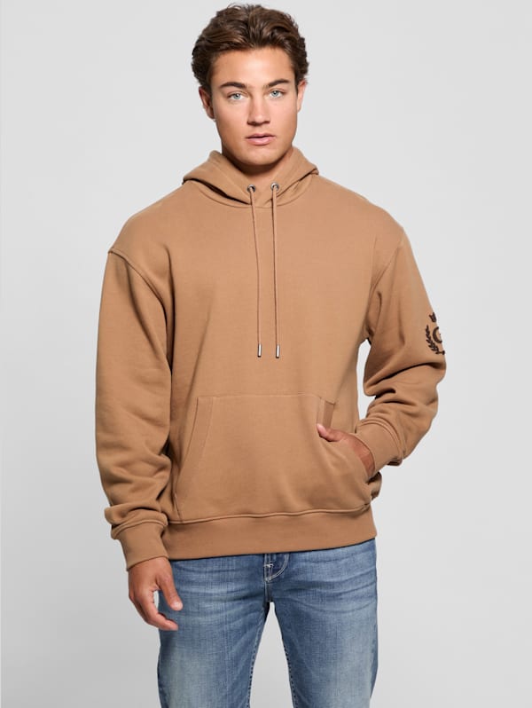 Chenille Logo Hoodie | GUESS Chenille Logo Hoodie | GUESS