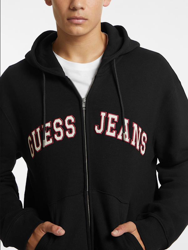 Guess zip up hoodie sales