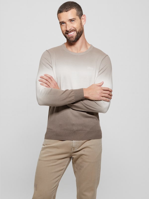 Guess Sweater Edwin male blue color gradient size S