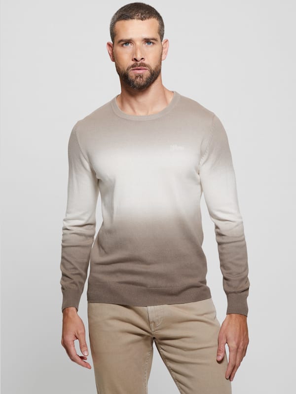 Guess Sweater Edwin male blue color gradient size S