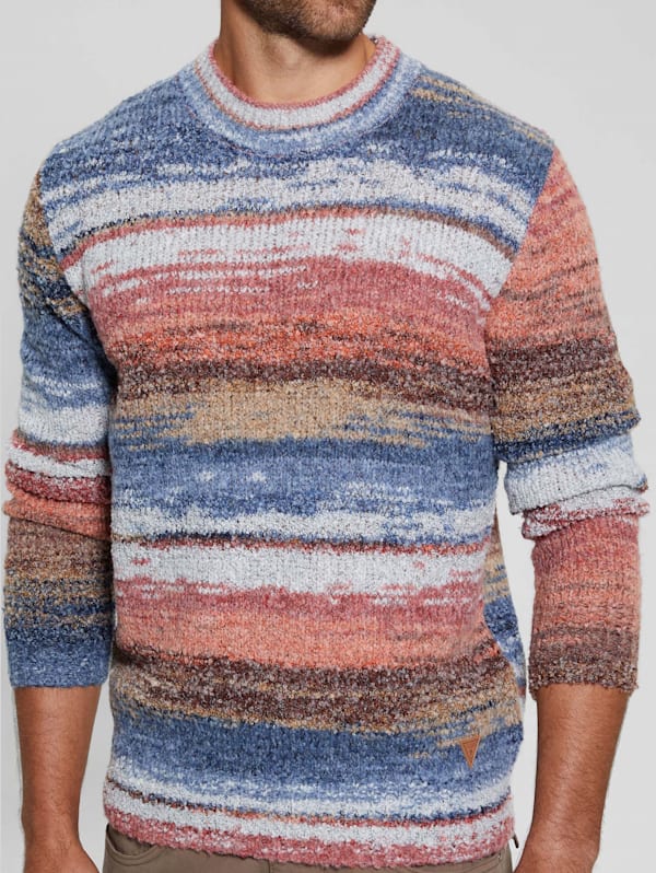 Guess striped jumper on sale