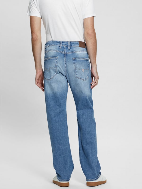 Guess men's regular straight jeans outlet