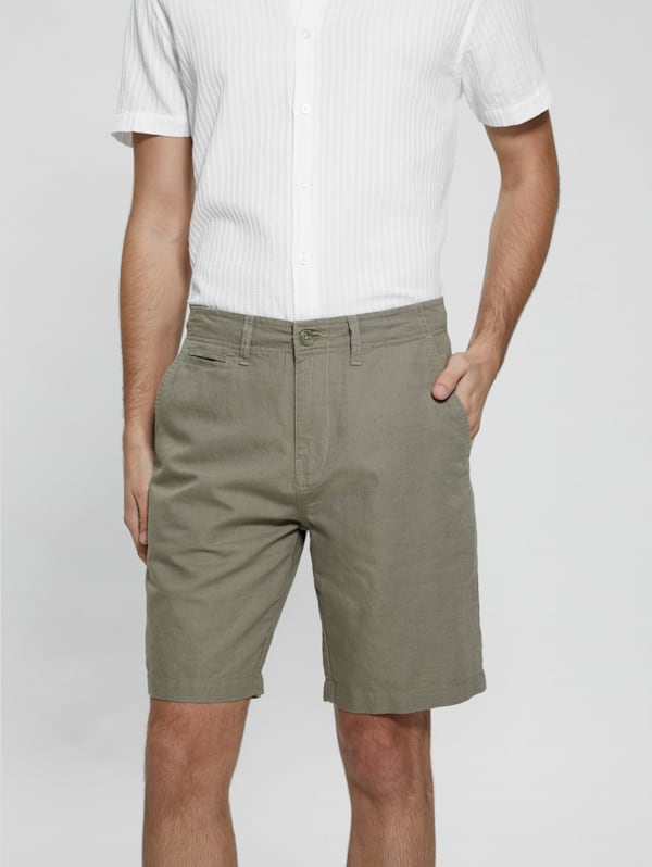 Guess linen shorts clearance