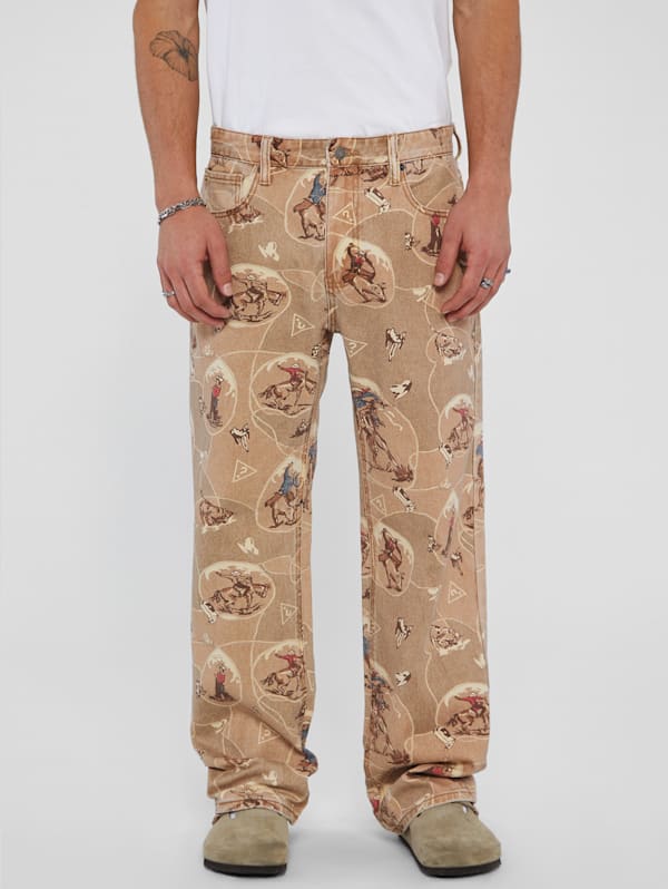 Guess camo best sale jeans