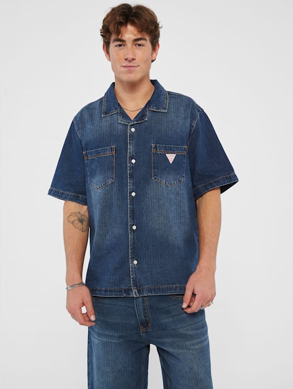 Guess jean shirts outlet