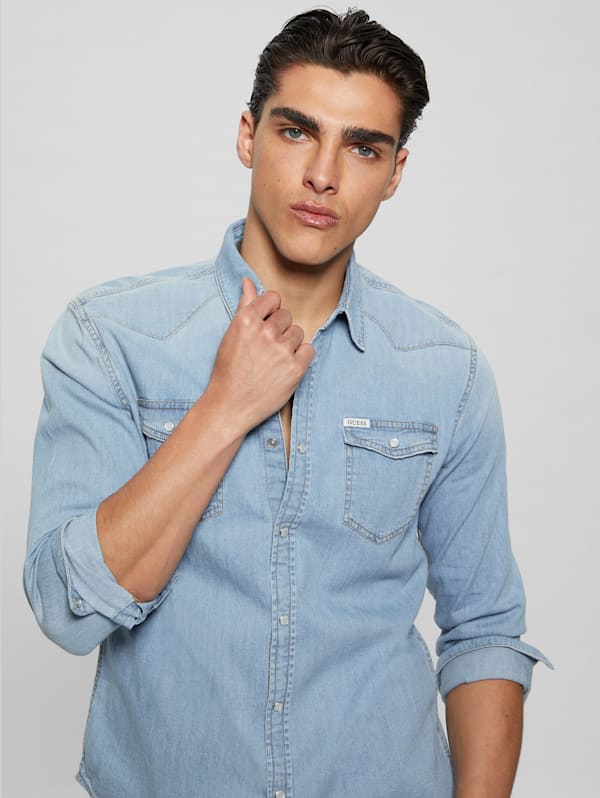 Truckee Western Denim Shirt GUESS