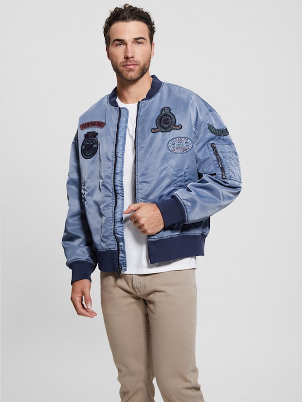 Ace Twill Flight Jacket GUESS