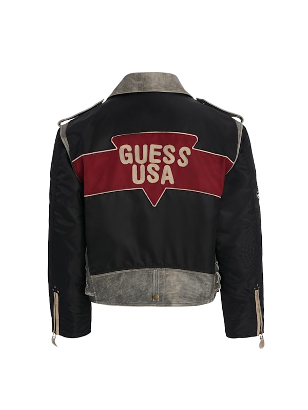 Guess red and black jacket hotsell