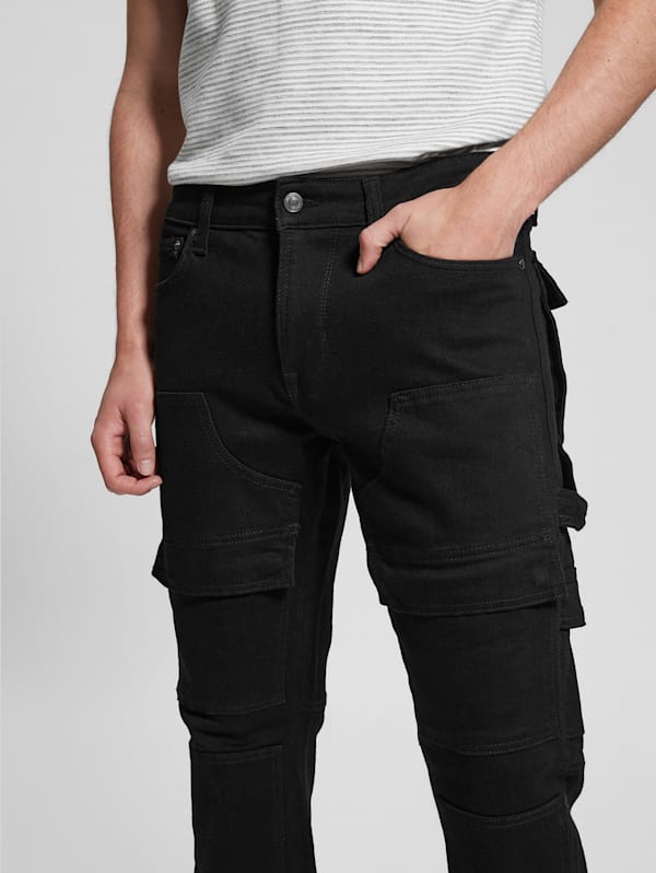Guess cargo pants mens cheap