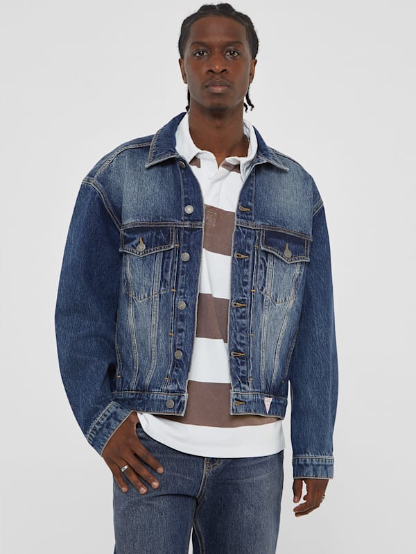 GUESS Originals Kit Denim Trucker Jacket GUESS