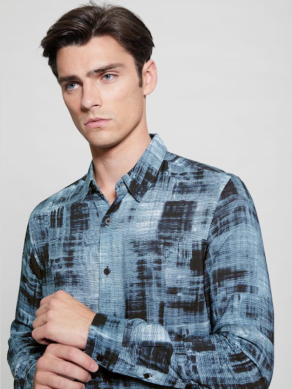 Guess printed shirts sales