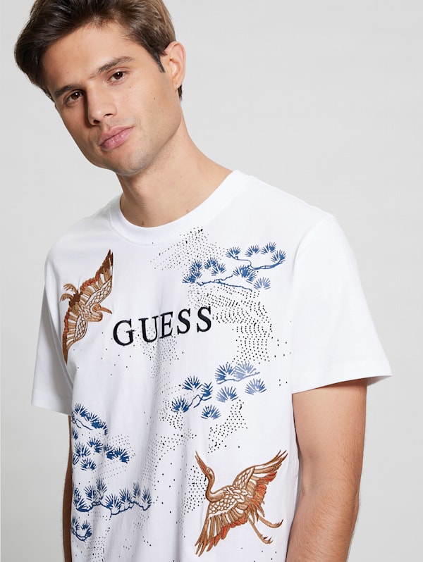 White guess tee discount