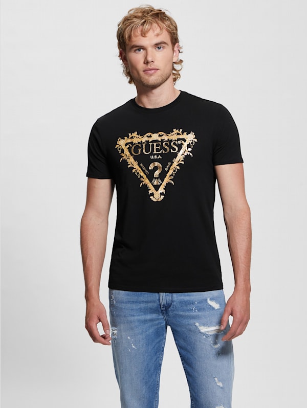 Guess logo 2024 shirts