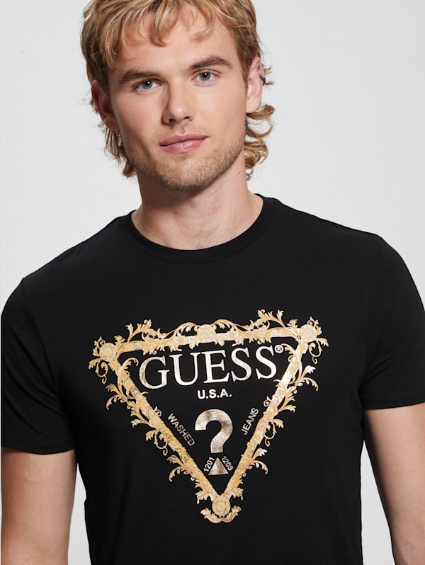 Logo Tri Scroll Tee GUESS Canada