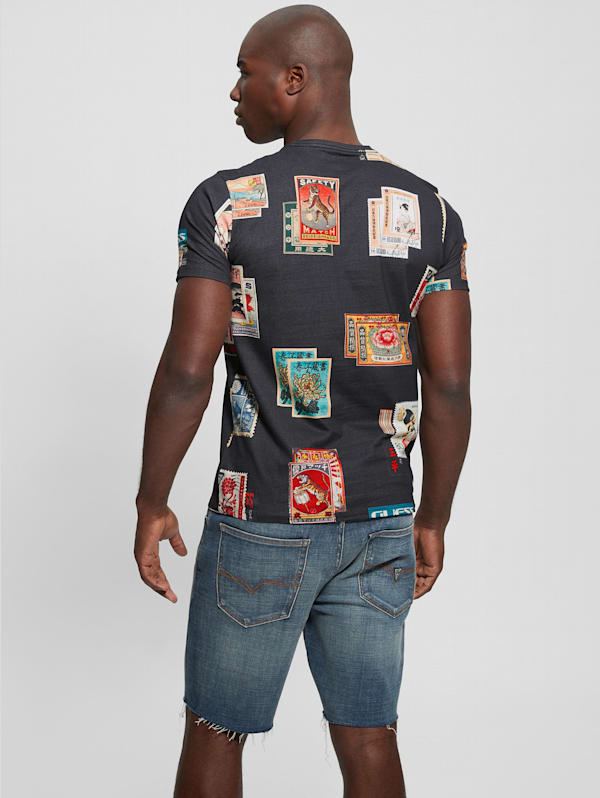 Stamp Collection Tee GUESS
