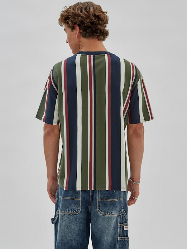 Striped mens cheap guess shirt