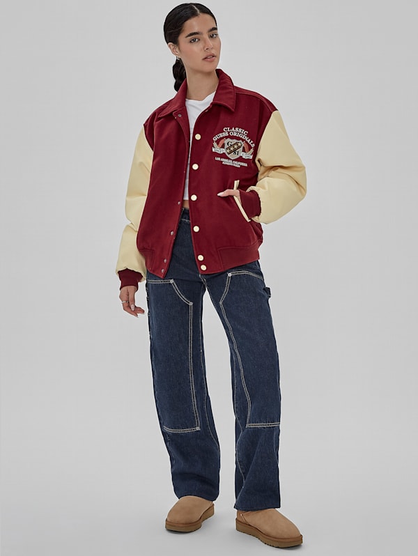 Guess baseball jacket hotsell