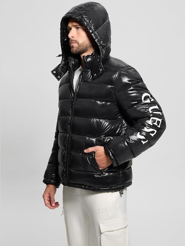 Shiny down jacket men's 2025