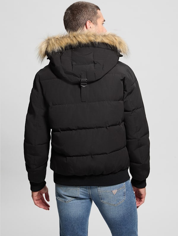 Noah nylon clearance puffer jacket guess