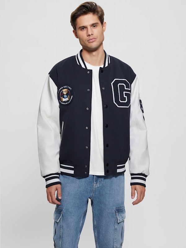 Bear Varsity Jacket GUESS