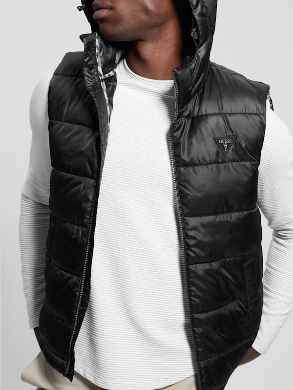 Guess puffer 2024 vest mens