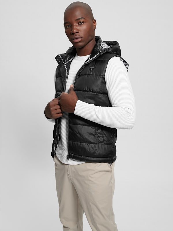 Bubble vest cheap with hood