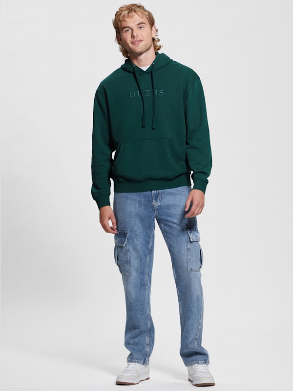 Green guess shop hoodie