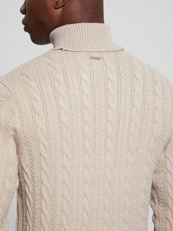Eco Ethan Turtleneck Sweater GUESS Canada