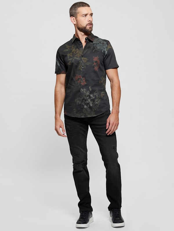 Guess floral shirt hot sale