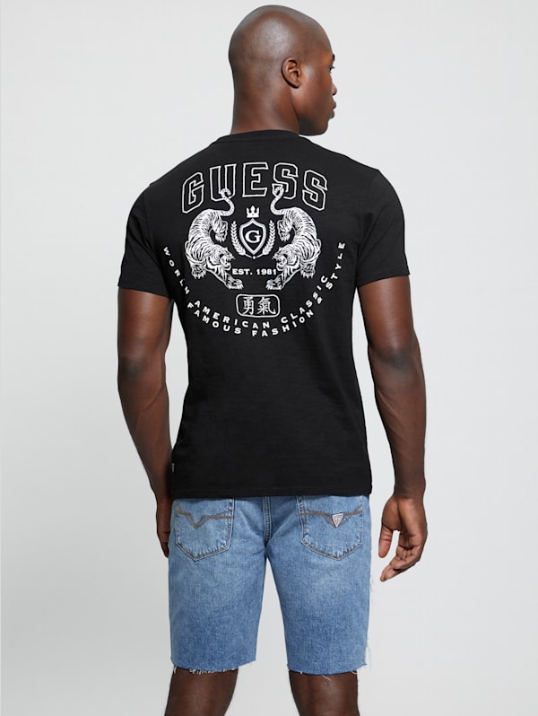Guess skull t shirt clearance