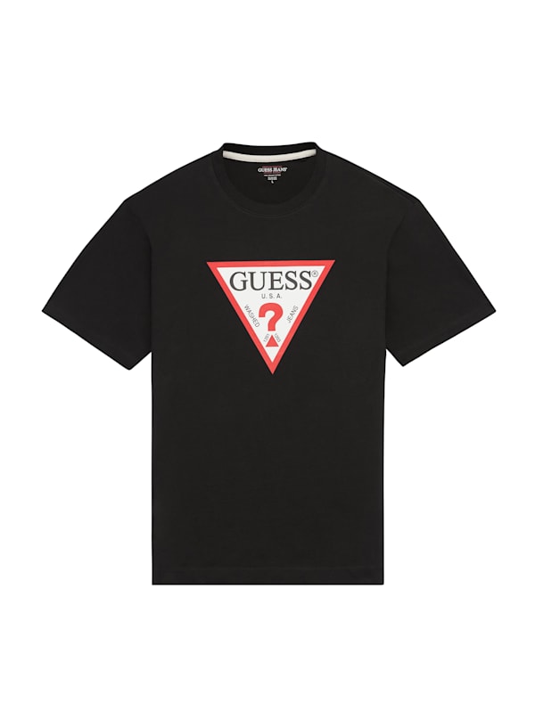 Guess black t shirt men hotsell