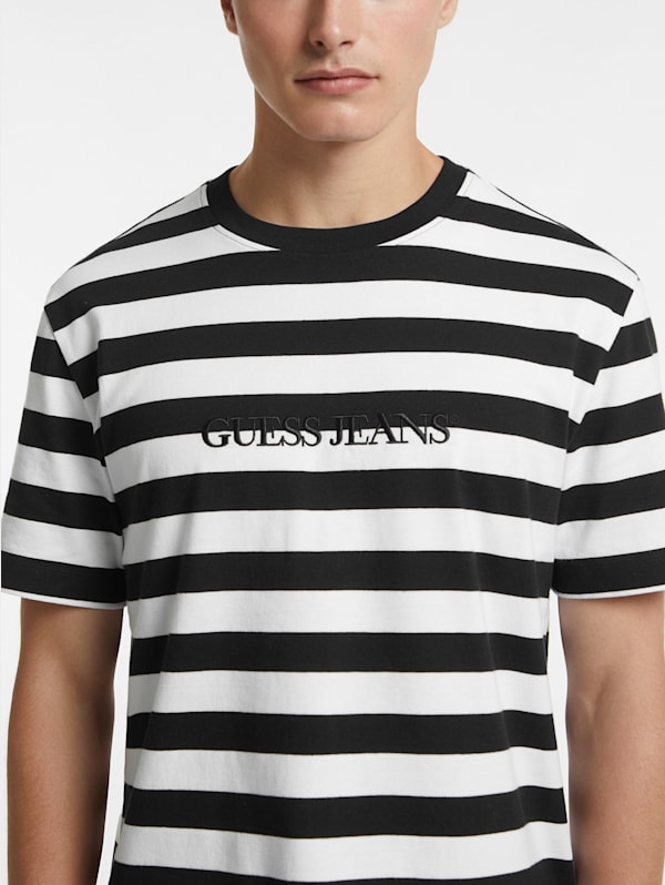 Striped Logo Tee GUESS