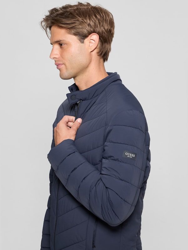 Eco Stretch Nylon Padded Jacket | GUESS Eco Stretch Nylon Padded Jacket | GUESS