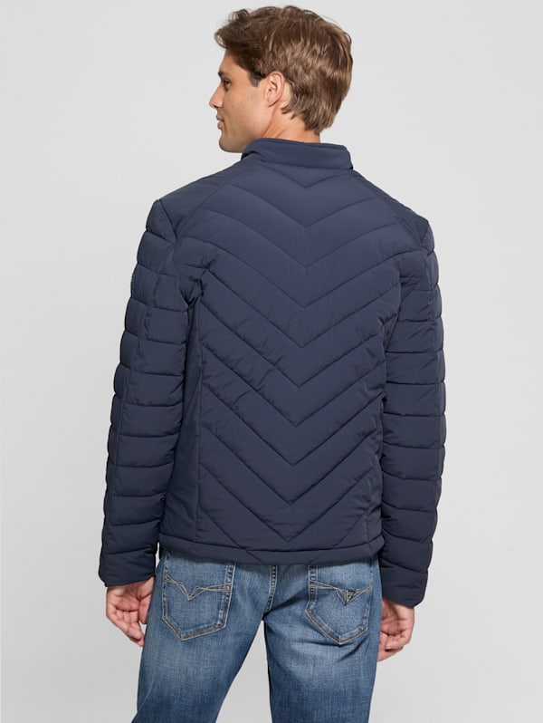 Eco Stretch Nylon Padded Jacket | GUESS Eco Stretch Nylon Padded Jacket | GUESS