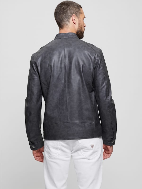 Guess polyurethane jacket clearance