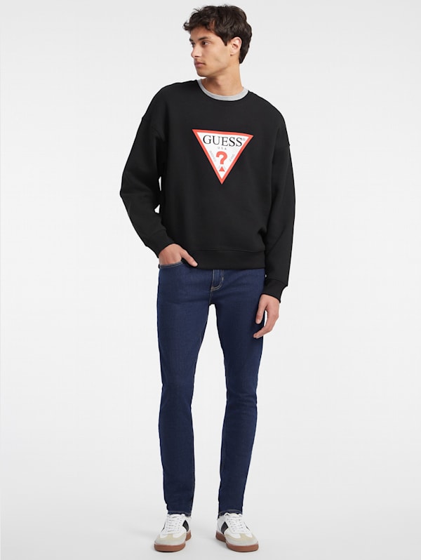 Black guess sweatshirt store