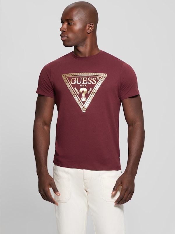 Tee shirt guess rouge hot sale
